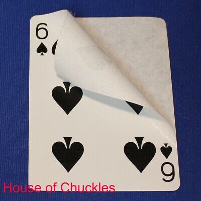Custom Made Split Gaff Playing Card / Double Face / Your Choice Front and Back