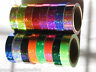 Sequins Holographic Sparkle Tape, Pick Color & Size, Glitter Twinkle Sticky Tape