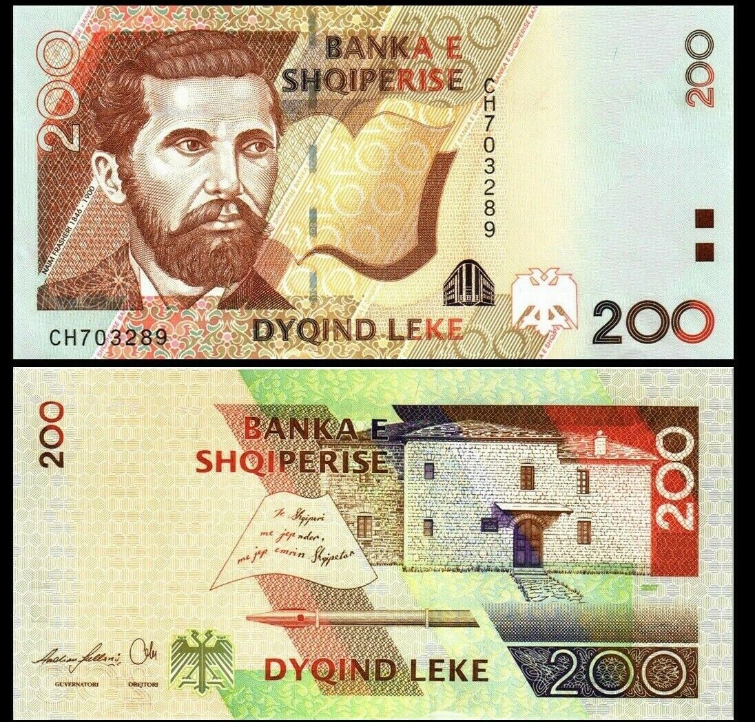 ALBANIA 200 LEKE 2007 P 71a UNC